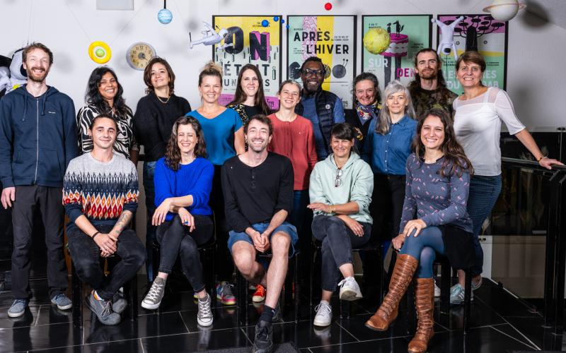 L'équipe permanente, l'équipe d'accueil et l'équipe de médiation (c) Carole Parodi